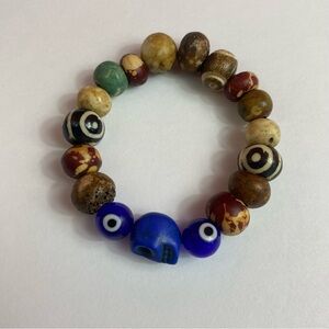 Handmade by me Buffalo bone with other gems bracelet fits kids/Baby VS/SM